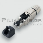 Industrial Connector RJ45 | 8P | Straight | Cat.6A | T568A | AWG24-22 | Profinet,SERCOS3,Ethercat,Ethernet