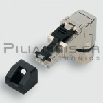 Industrial Connector RJ45 | 4P | Angle | Cat.5e | AWG24-22 | Profinet,SERCOS3,Ethercat