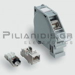 MDT-RJ45 F 8pol. Cat.6A TIA 568B