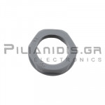 Nut, polyamide grey , M16x1.5