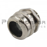 Cable Gland Brass Nickel-Plated | M40 | Cable Ø19-27mm | IP68