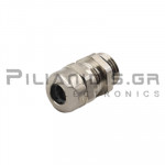 Cable Gland Brass Nickel-Plated | PG7 | Cable Ø3-6.5mm | IP68