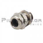 Cable Gland Brass Nickel-Plated | PG11 | Cable Ø5.5-10mm | IP68