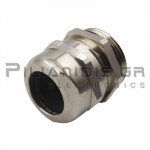 Cable Gland Brass Nickel-Plated | PG21 | Cable Ø11-18mm | IP68