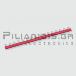 Insulated Jumper | LOCC-Box | 16Pin | DC 6A | 128x3.3x12mm (Pins: 8.3mm) | Red