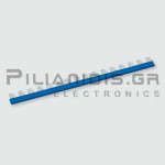 Insulated Jumper | LOCC-Box | 16Pin | DC 6A | 128x3.3x12mm (Pins: 8.3mm) | Blue