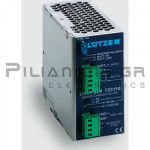 UPS DC DIN-Rail | Vin: 26-28.5Vdc, 10A | Vout: 24Vdc, 10Α | Batt Charge: 2A or 4A | -40 έως +70℃