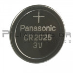 Lithium Battery CR2025  20.0mm/2.5mm