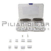 Set JST connectors | 2pins , 3pins , 4pins | Male, Female | 560 pieces