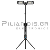 LED Work Light with tripod 5000Lm | 6000K | for 18V/20V batteries | IP30 , IK07