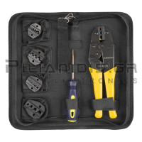 Insulated Crimp Tool with 5x Adaptor & Case