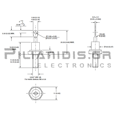 IR 25F100 Diode – New Open Box, Industrial Rectifier Diode By IR
